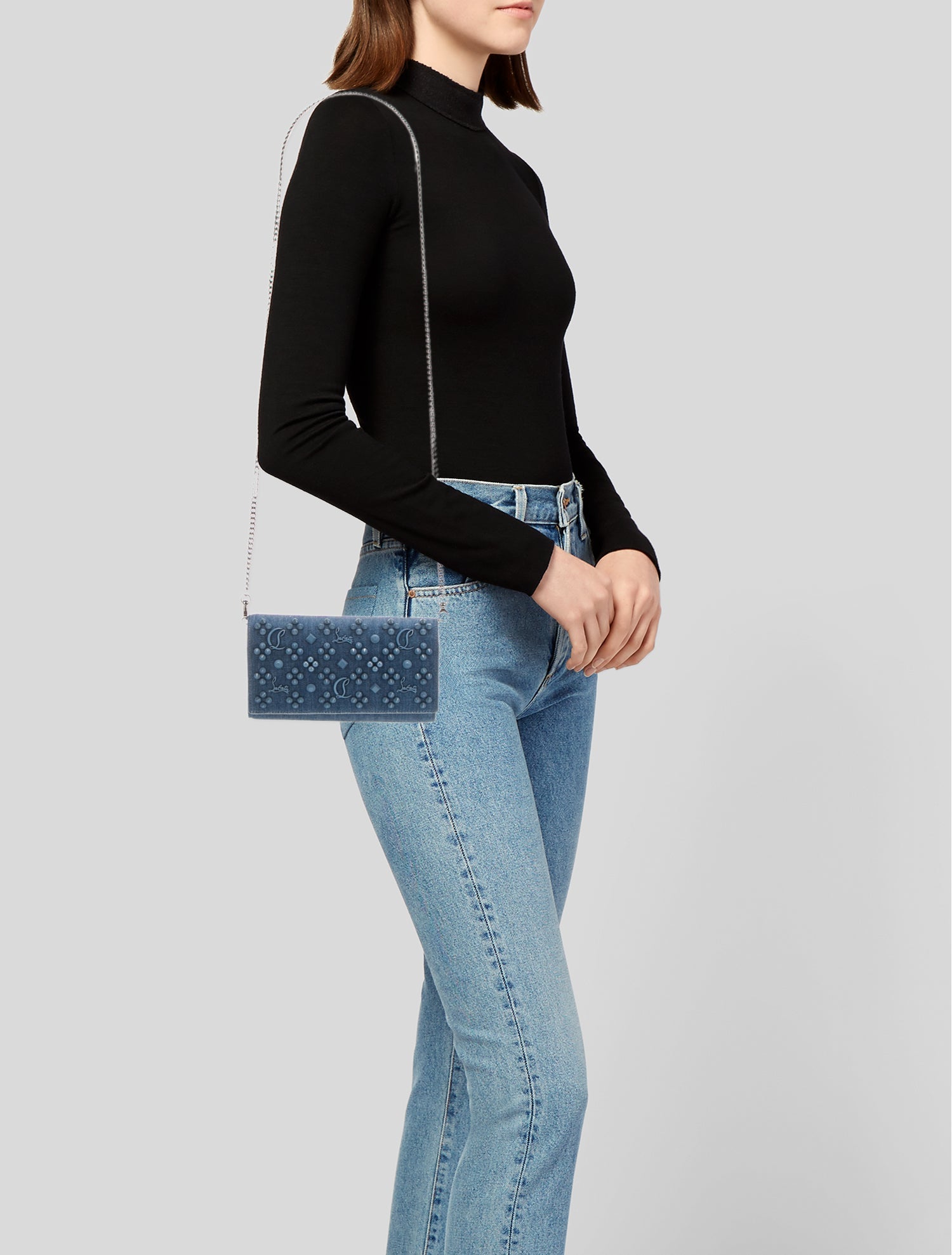 Christian Louboutin Spike Paloma Wallet on Chain