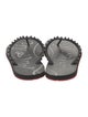 Christian Louboutin Spike Accents Rubber Flip Flops