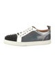 Christian Louboutin Spike Accents Colorblock Pattern Sneakers