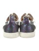 Christian Louboutin Spike Accents Colorblock Pattern Sneakers
