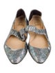 Christian Louboutin Glitter Mary Jane Flats