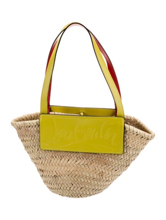 Christian Louboutin Raffia Shoulder Bag