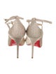 Christian Louboutin Glitter T-Strap Pumps