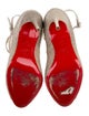 Christian Louboutin Glitter T-Strap Pumps
