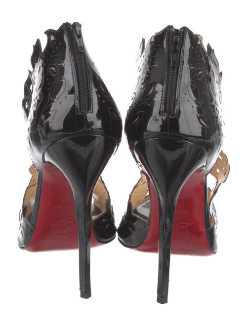 Christian Louboutin Patent Leather T-Strap Sandals