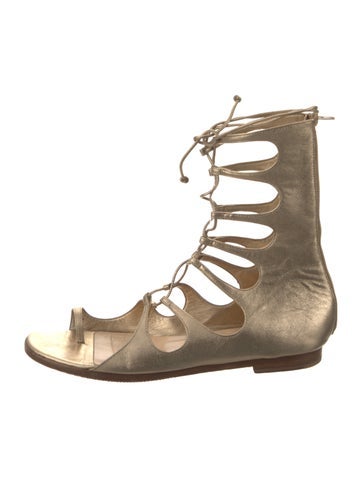 Christian Louboutin Sandals Leather Gladiator IT 37.5 | 7.5