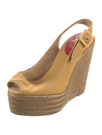 Christian Louboutin Canvas Espadrilles