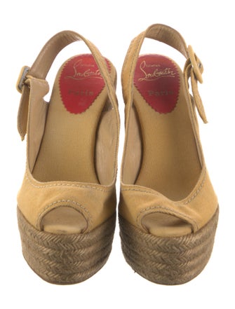 Christian Louboutin Canvas Espadrilles