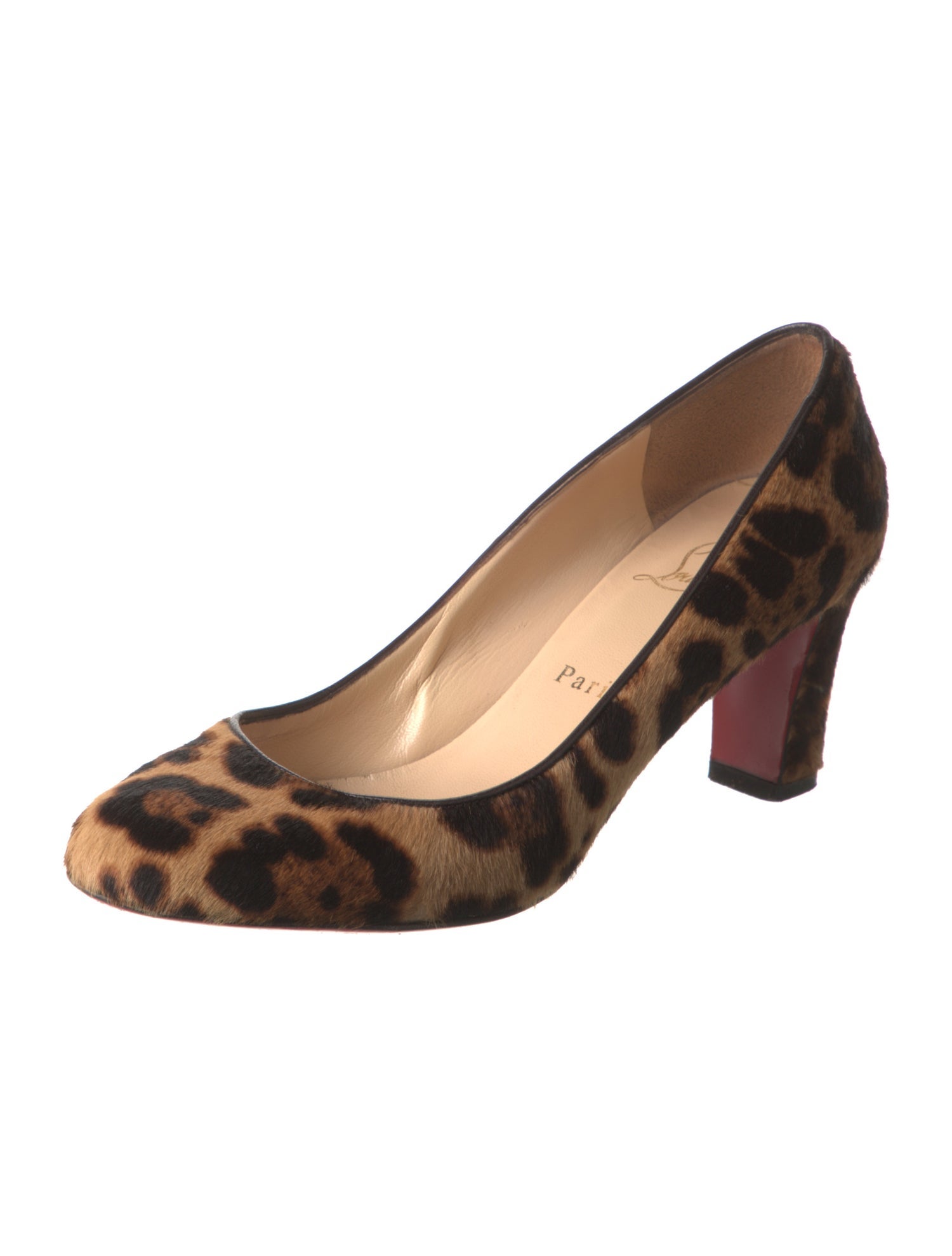 Christian Louboutin Ponyhair Animal Print Pumps