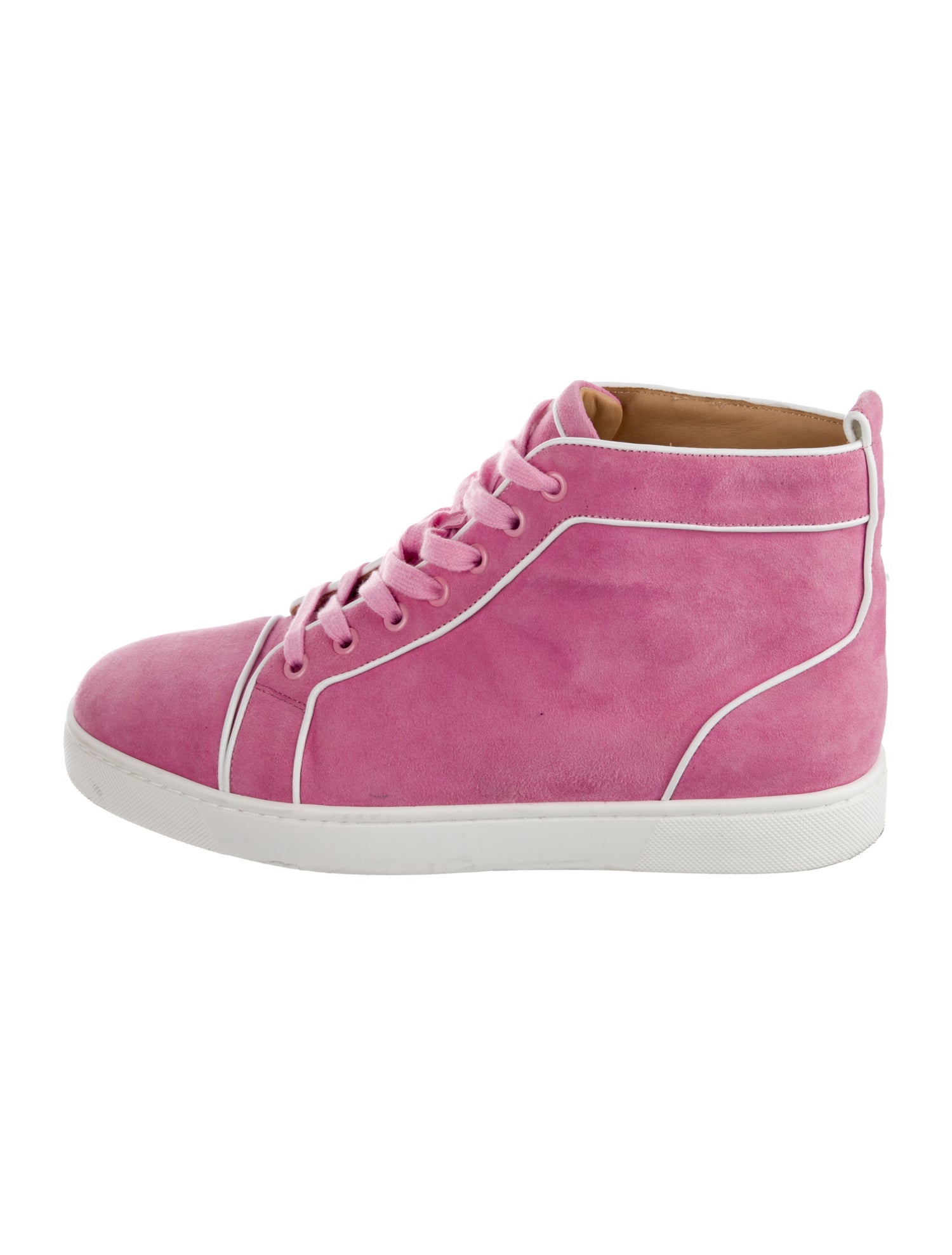 Christian Louboutin Suede Wedge Sneakers