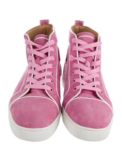 Christian Louboutin Suede Wedge Sneakers