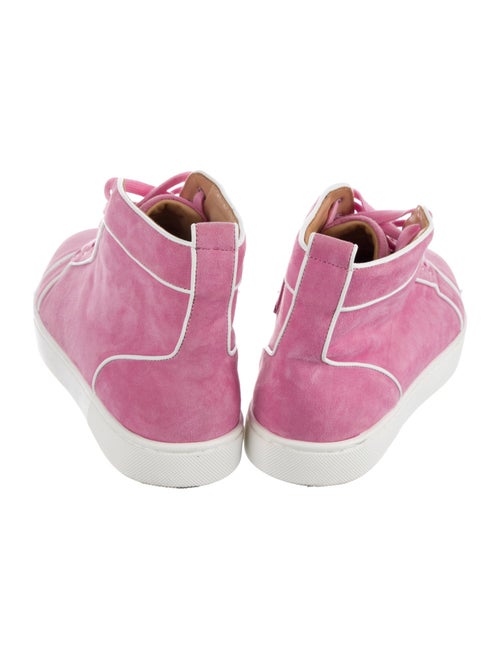 Christian Louboutin Suede Wedge Sneakers