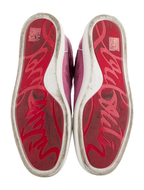 Christian Louboutin Suede Wedge Sneakers