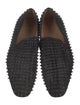Christian Louboutin Spike Accents Suede Loafers