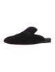 Christian Louboutin Velvet Embroidered Accent Slippers