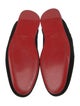Christian Louboutin Velvet Embroidered Accent Slippers