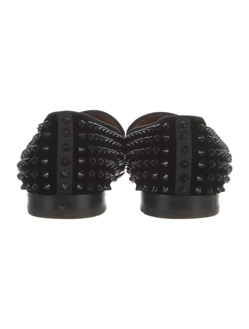 Christian Louboutin Spike Accents Leather Loafers