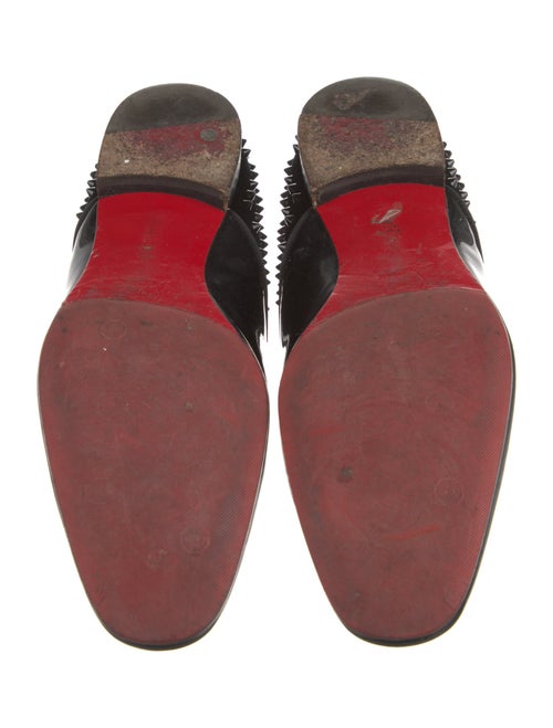 Christian Louboutin Spike Accents Leather Loafers