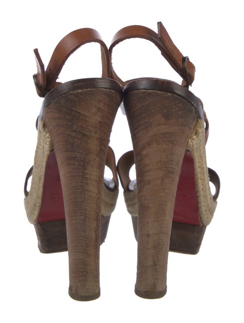 Christian Louboutin Leather Espadrilles
