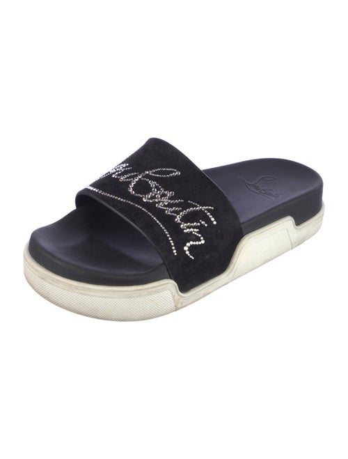 Christian Louboutin Suede Printed Espadrilles