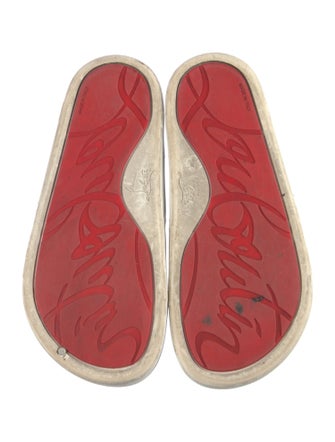 Christian Louboutin Suede Printed Espadrilles