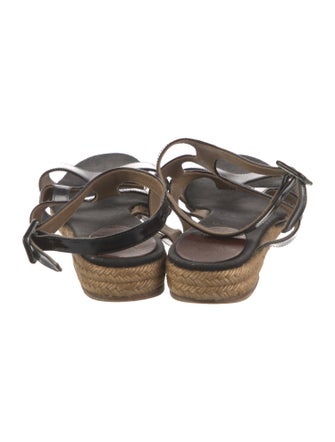 Christian Louboutin Patent Leather Gladiator Sandals