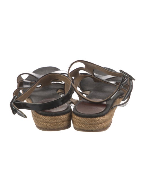 Christian Louboutin Patent Leather Gladiator Sandals