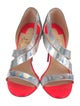 Christian Louboutin Leather Printed Sandals
