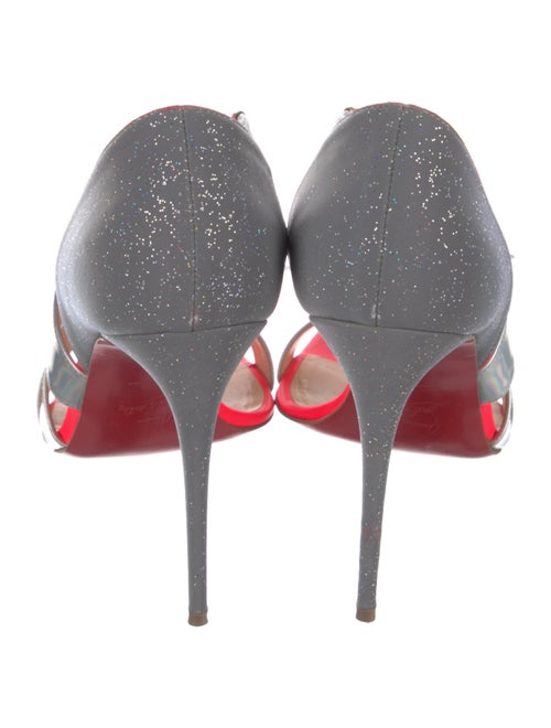 Christian Louboutin Leather Printed Sandals