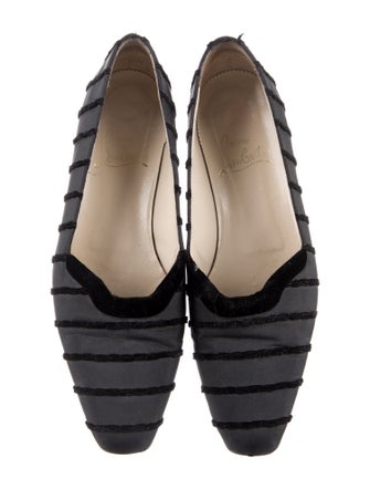 Christian Louboutin Striped Flats