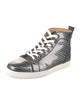 Christian Louboutin Patent Leather Printed Sneakers