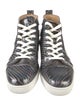Christian Louboutin Patent Leather Printed Sneakers