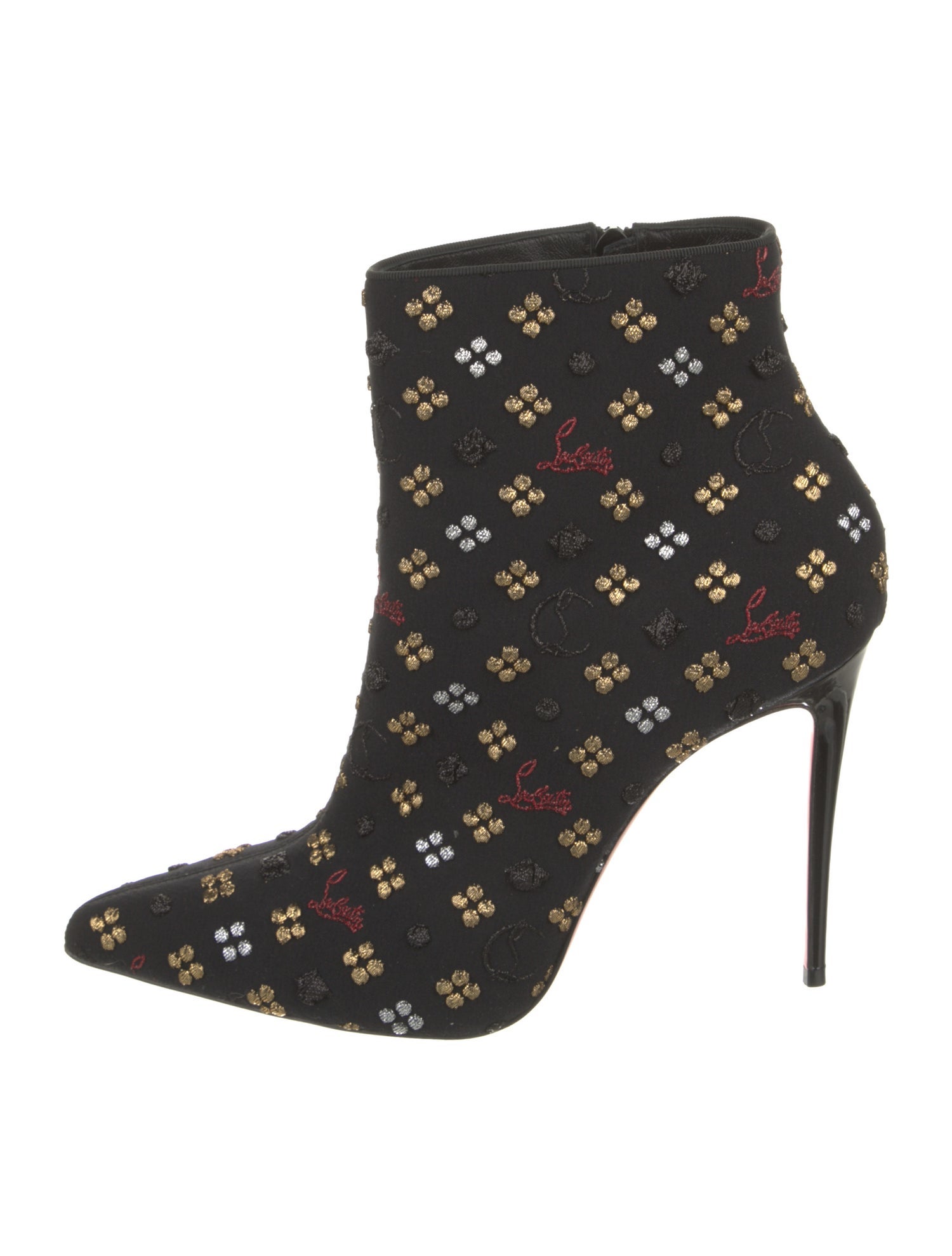 Christian Louboutin Kate Floral Print Boots