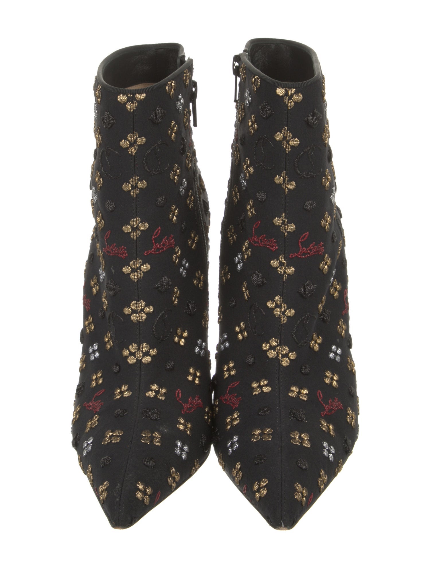 Christian Louboutin Kate Floral Print Boots