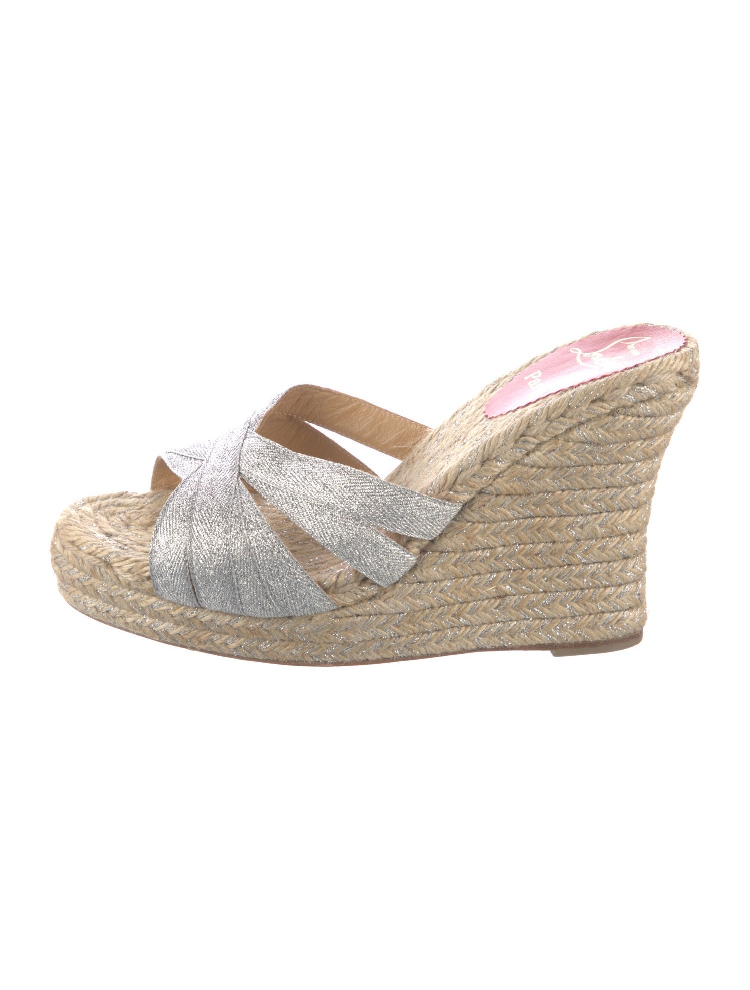 Christian Louboutin Glitter Accents Espadrilles