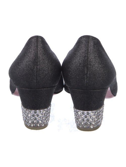 Christian Louboutin Glitter Crystal Embellishments Pumps