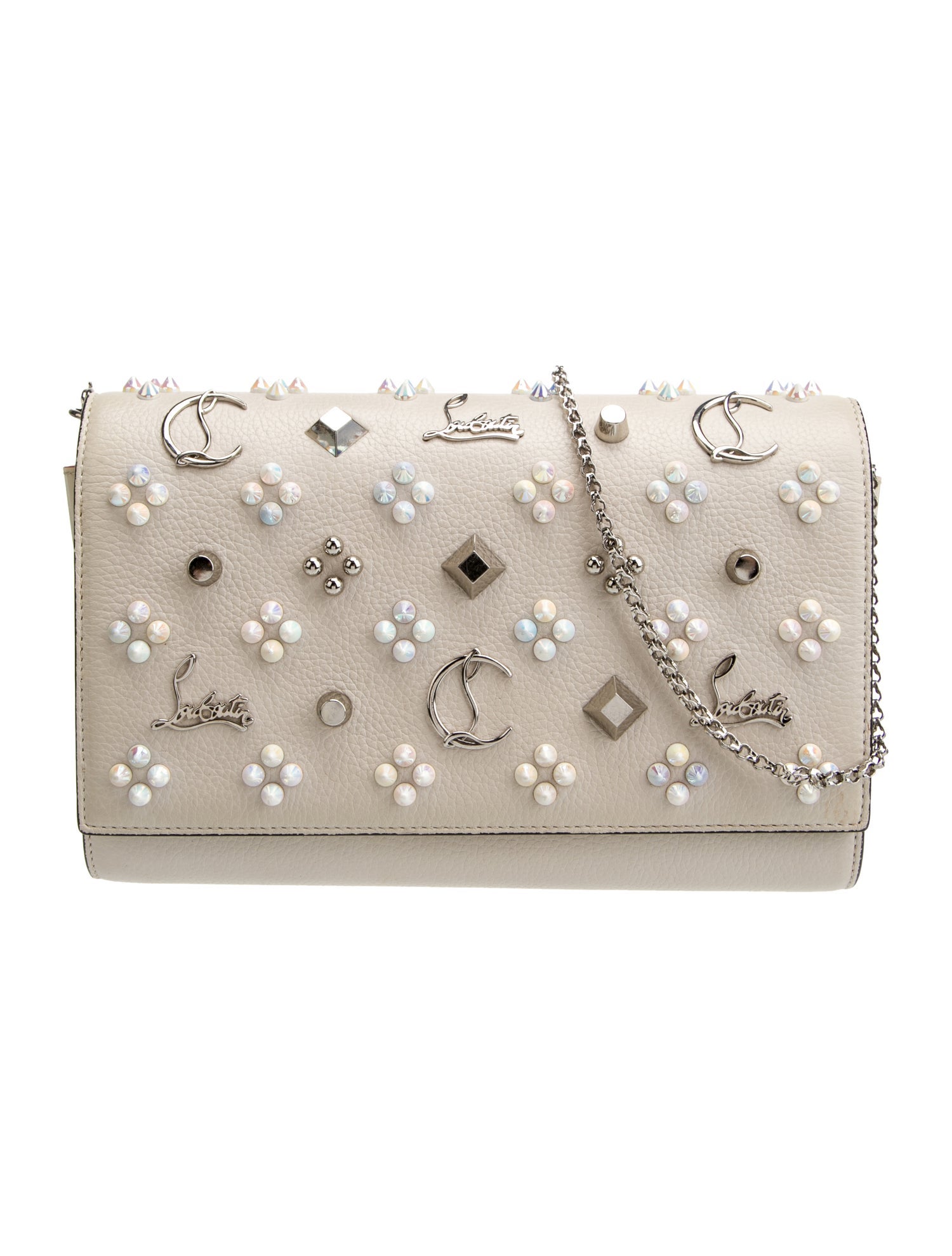 Christian Louboutin Spike Paloma Clutch