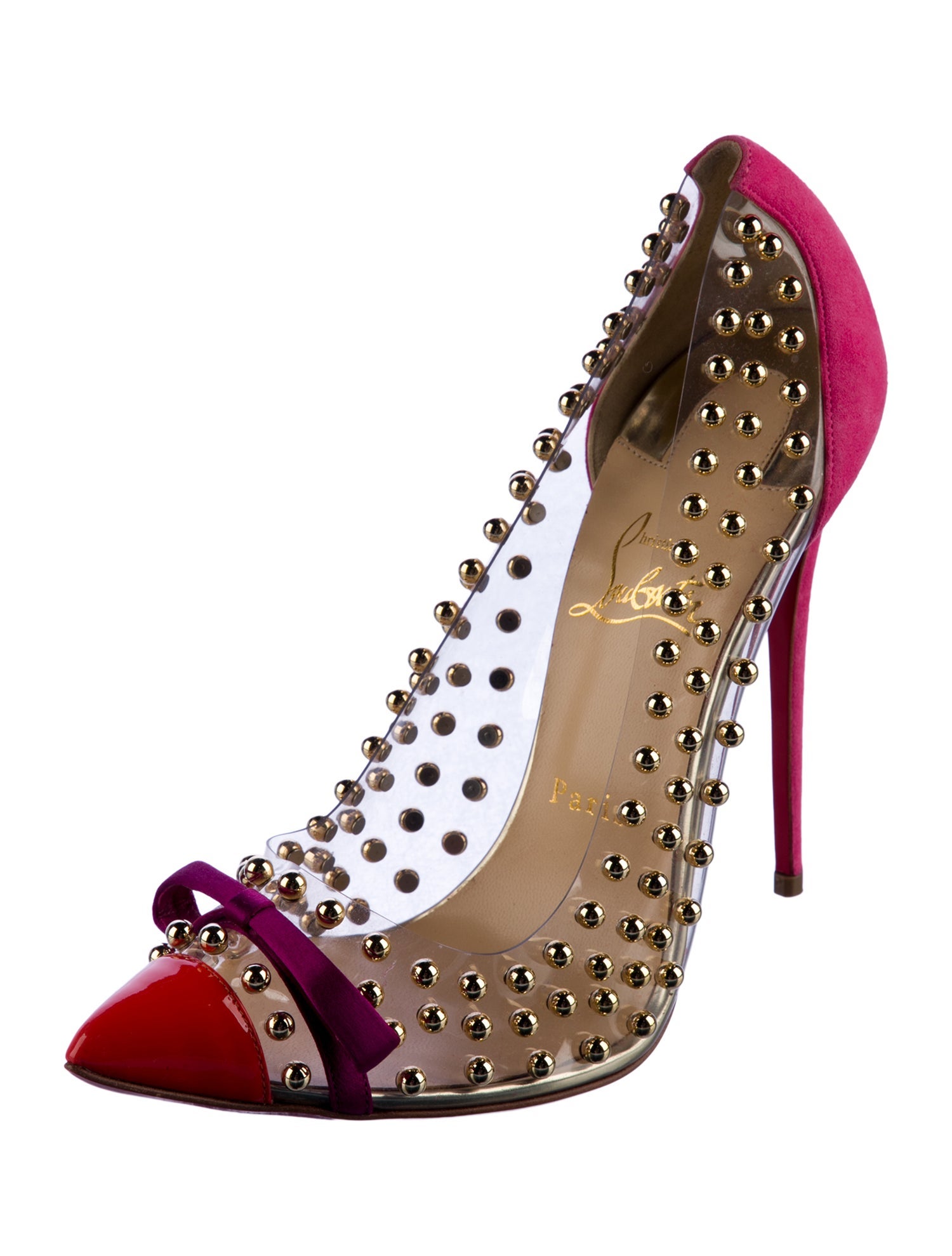 Christian Louboutin Bille Et Boule 120 PVC Pumps