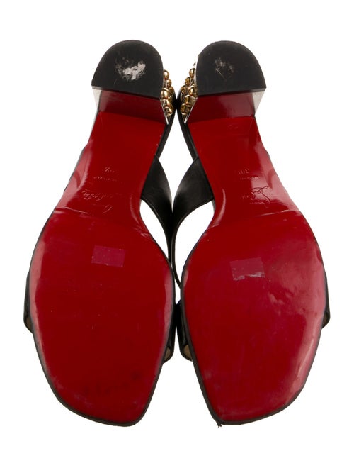 Christian Louboutin Opticat Leather Slides