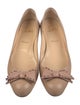 Christian Louboutin Spike Accents Leather Ballet Flats