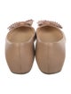 Christian Louboutin Spike Accents Leather Ballet Flats
