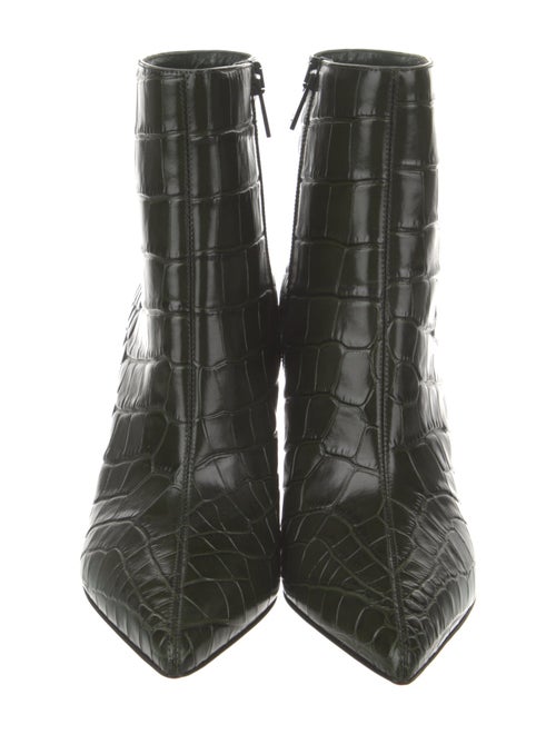 Christian Louboutin Embossed Leather Boots