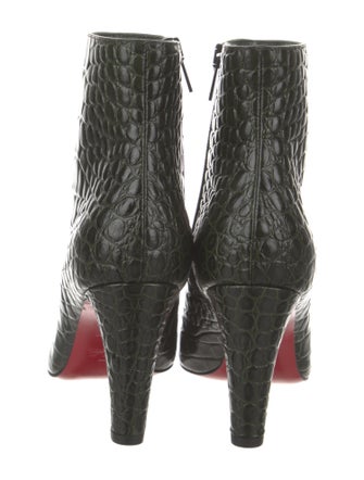 Christian Louboutin Embossed Leather Boots