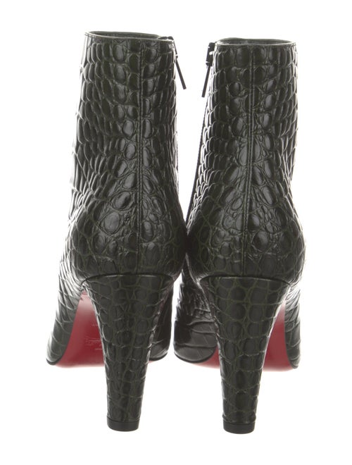 Christian Louboutin Embossed Leather Boots