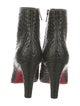 Christian Louboutin Embossed Leather Boots