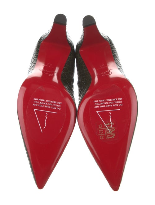 Christian Louboutin Embossed Leather Boots