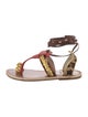 Christian Louboutin Leather Gladiator Sandals