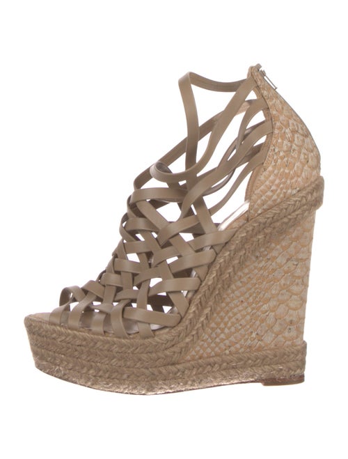 Christian Louboutin Leather Espadrilles