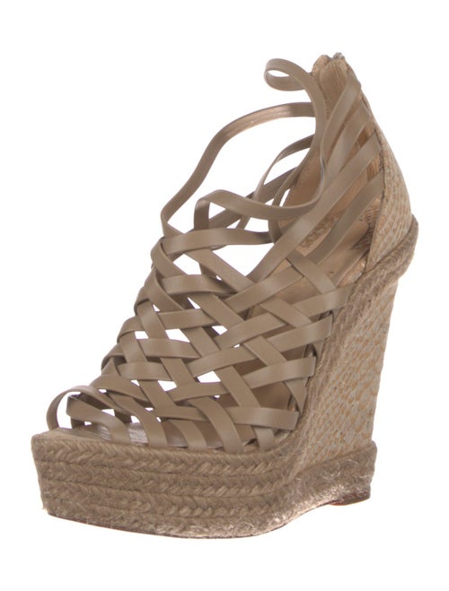 Christian Louboutin Leather Espadrilles