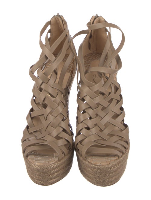 Christian Louboutin Leather Espadrilles